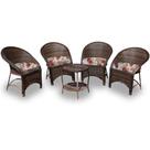 Conjunto de Poltronas Fibra Sintética Seul - 4 Poltronas + 1 Mesa Centro - Tecido Gamboa Bege Conjunto de Poltronas Fibra Sintética Seul - 4 Poltronas + 1 Mesa Centro - Tecido Gamboa Bege