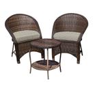 Conjunto de Poltronas Fibra Sintética Sônia - 2 Poltronas + 1 Mesa Centro - Tecido Cabanas Conjunto de Poltronas Fibra Sintética Sônia - 2 Poltronas + 1 Mesa Centro - Tecido Cabanas