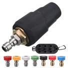 Conjunto de pontas de bicos para lavadora de alta pressão PWACCS 3600 PSI 3.0 GPM Conjunto de pontas de bicos para lavadora de alta pressão PWACCS 3600 PSI 3.0 GPM
