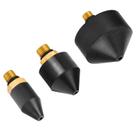 Conjunto de pontas de borracha Kodilin para pistola de ar comprimido, 3 unidades 1/8MNPT