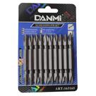 Conjunto De Ponteira Pontas Duplas Chave Phillips PH2 10 Peças DANMI