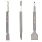 Conjunto De Ponteiro e Talhadeira SDS Plus Com 3 Peças - D-71314 - MAKITA