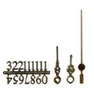Conjunto De Ponteiros & Números Cor Dourada Tamanho Pequeno Conjunto De Ponteiros & Números Cor Dourada Tamanho Pequeno