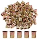 Conjunto de porcas de rebite Glarks 50 unidades 3/8-16UNC em aço carbono zincado