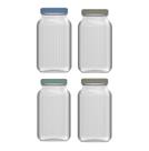 Conjunto De Porta Condimentos 4un Açúcar Café Macarrão 1,5L Conjunto De Porta Condimentos 4un Açúcar Café Macarrão 1,5L
