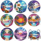 Conjunto de porta-copos de pintura de diamante Art Craft Kit EWJRNSF de 10 cm