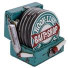 Conjunto de porta-copos Hook Line e Sinker Bait Shop com suporte (5 unidades)