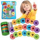 Conjunto de Porta-Discos Creature Power Wild Kratts com 20 Discos - Chris Conjunto de Porta-Discos Creature Power Wild Kratts com 20 Discos - Chris