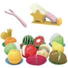Conjunto de porta-facas para crianças cozinhando na cozinha Pretend Role Play