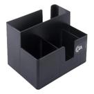 Conjunto de porta guardanapo e sachê 10503 4 peças preto - Coza