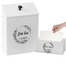 Conjunto de porta-lençóis magnéticos e secadores de papel ESEHGS White
