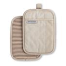 Conjunto de porta-panelas KitchenAid Beacon bicolor, antiderrapante, 2 peças
