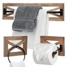 Conjunto de porta-papel higiênico Towel Bar Ilyapa Rustic Farmhouse