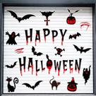 Conjunto de portas de garagem de Halloween com ímã decorativo Kockuu, 30 peças