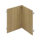 Conjunto de Portas para Guarda Roupa Módulo Canto Reto 59,5cm Frame CabeCasa MadeiraOriginals Conjunto de Portas para Guarda Roupa Módulo Canto Reto 59,5cm Frame CabeCasa MadeiraOriginals