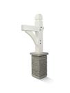 Conjunto de Poste para Caixa de Correio Custom-Pak Classic White Cross-Arm
