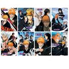 Conjunto de pôsteres Bleach Anime, 8 peças, impressão artística de personagens de 42 x 29 cm