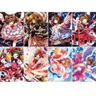 Conjunto de pôsteres Cardcaptors Sakura Retro Anime 8 unidades 42x29cm