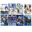 Conjunto de pôsteres com estampas de arte de personagens de 8 peças de anime Blue Lock
