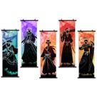Conjunto de pôsteres com impressão artística Bleach Kurosaki Ichigo 50x70cm (5 unidades)