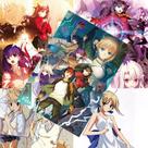 Conjunto de pôsteres Fate/stay night, 8 peças de estampas de arte de parede sem moldura