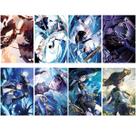 Conjunto de pôsteres Genshin Impact Scaramouche, 8 peças de arte sem moldura Conjunto de pôsteres Genshin Impact Scaramouche, 8 peças de arte sem moldura