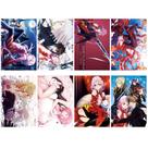 Conjunto de pôsteres Guilty Crown Inori 8 peças de pintura de anime 20x30cm Conjunto de pôsteres Guilty Crown Inori 8 peças de pintura de anime 20x30cm