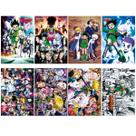 Conjunto de pôsteres Hunter x Hunter, 8 peças de impressões de arte de parede sem moldura