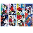 Conjunto de pôsteres Inuyasha 8 unidades/conjunto em relevo 42x29cm - Papel