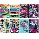 Conjunto de pôsteres KonoSuba 8 unidades com moldura 42x29 cm, pintura em ferro Conjunto de pôsteres KonoSuba 8 unidades com moldura 42x29 cm, pintura em ferro