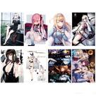 Conjunto de pôsteres Shounen Frontier Anime, 8 peças de impressões de arte sem moldura