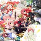 Conjunto de pôsteres The Quintessential Quintuplets, 8 unidades sem moldura Pr