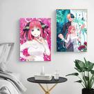Conjunto de pôsteres The Quintessential Quintuplets Bride x2 40x60cm