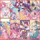 Conjunto de pôsteres Yeloli Anime, 8 peças, estampas sem moldura de 42 x 29 cm