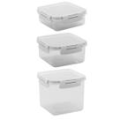 Conjunto de potes click (cl 2000-cl 2100-cl 2200) branco ou kte014