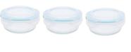 Conjunto de Potes Herméticos 3 pcs 400ml cada Redondo Meridional