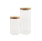 Conjunto de Potes Herméticos com Tampa de Bambu - 2 Peças Oikos Conjunto de Potes Herméticos com Tampa de Bambu - 2 Peças Oikos