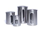 Conjunto de Potes Herméticos em Aço Inox 4 peças Verside