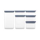 Conjunto De Potes Herméticos Organizadores Electrolux Experience 6 Un. Empilhável Modular Conjunto De Potes Herméticos Organizadores Electrolux Experience 6 Un. Empilhável Modular