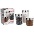 Conjunto de potes organizador cozinha 3 peças euro home Conjunto de potes organizador cozinha 3 peças euro home