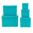 Conjunto de Potes Organizadores Quadrado 5 pçs