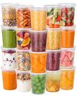 Conjunto de Potes para Armazenamento de Alimentos NESCCI 950 ml 144 Peças Livre de BPA Conjunto de Potes para Armazenamento de Alimentos NESCCI 950 ml 144 Peças Livre de BPA