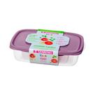 Conjunto de Potes Retangulares Plástico Fácil Açaí 3pçs - Sanremo