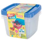 Conjunto de Potes São Bernardo em Plástico com 3 Peças 1,15L - Item Sortido Conjunto de Potes São Bernardo em Plástico com 3 Peças 1,15L - Item Sortido