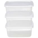 Conjunto de Potes São Bernardo em Plástico com 3 Unidades 4,25L - Item Sortido Conjunto de Potes São Bernardo em Plástico com 3 Unidades 4,25L - Item Sortido