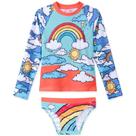 Conjunto de Praia ML Infantil Lilica Ripilica Camiseta ML Calcinha Arco-Íris Feminino REF80104702