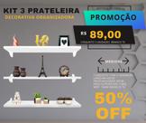 Conjunto de prateleiras organizadora