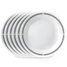 Conjunto de Pratos Corelle Vitrelle 6,75" Resistente a Lascas 6 Peças