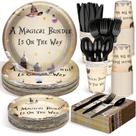 Conjunto de pratos de banho para bebês Dandat Magical Wizard serve 50 Conjunto de pratos de banho para bebês Dandat Magical Wizard serve 50