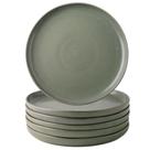 Conjunto de pratos de jantar AmorArc Ceramic Wavy Rim 26,7 cm